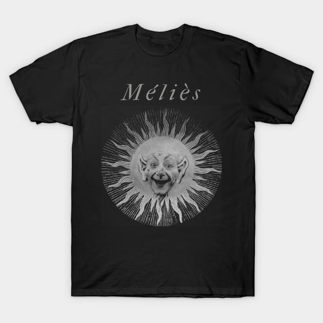 Georges Méliès "Sun" Design T-Shirt by silentandprecodehorror